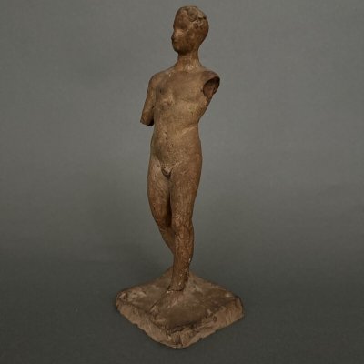 Plâtre d'atelier par Charles Filleul sujet masculin à l'Antique