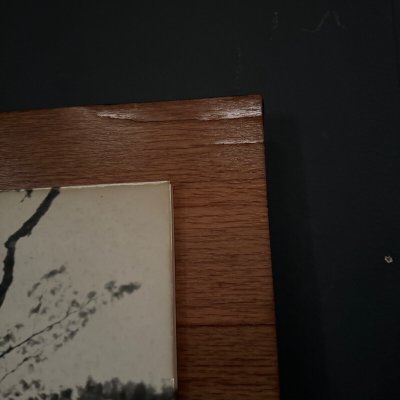 Foto su pannello di legno paesaggio montano