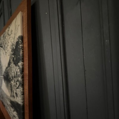 Foto su pannello di legno paesaggio montano
