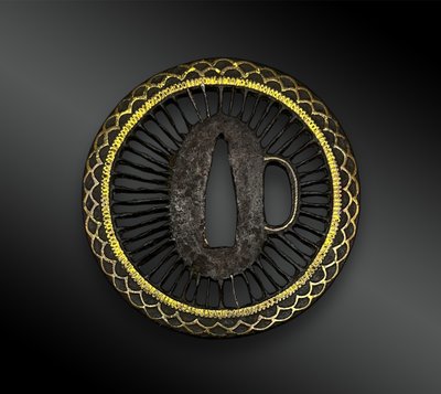 TSUBA Maru Gata - Japan - Edo-Zeit (1603-1868)