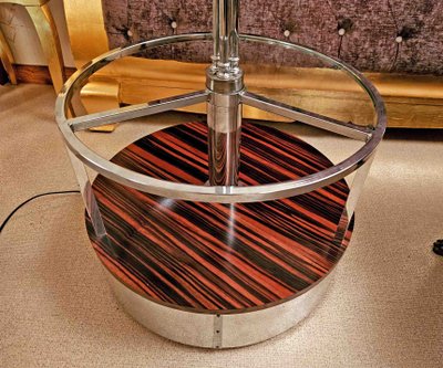Luminaire Forming Pedestal Table, Italian Design 1960