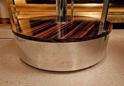 Luminaire Forming Pedestal Table, Italian Design 1960
