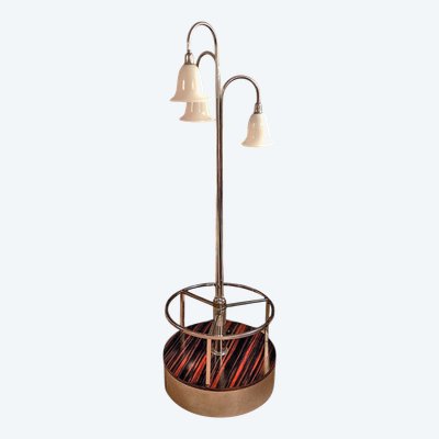 Luminaire Forming Pedestal Table, Italian Design 1960