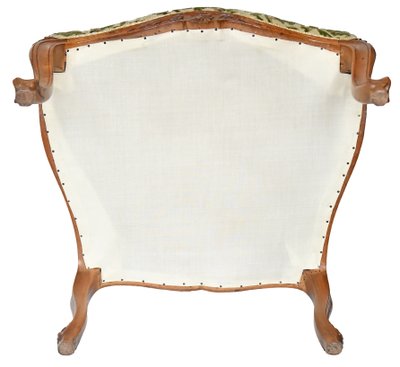 Paire de fauteuils cabriolet de style Louis XV 