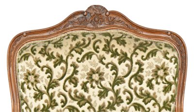 Paire de fauteuils cabriolet de style Louis XV 