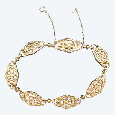 Bracciale antico in oro 18 carati.