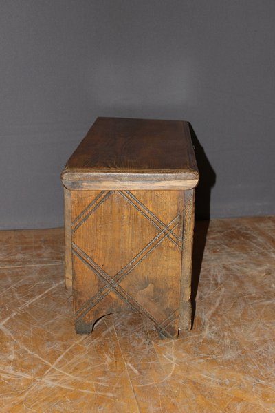 Petit Coffre De Montagne En Mélèze Fin XVIII 