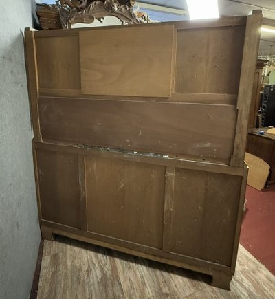 Art Deco walnut and burl double sideboard circa 1940