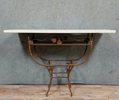 Konsole aus Schmiedeeisen aus der Zeit des Art Deco um 1920