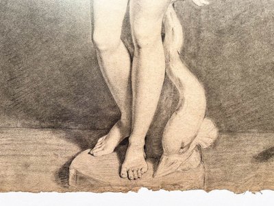 Venus von Medici - akademische Kohlezeichnung