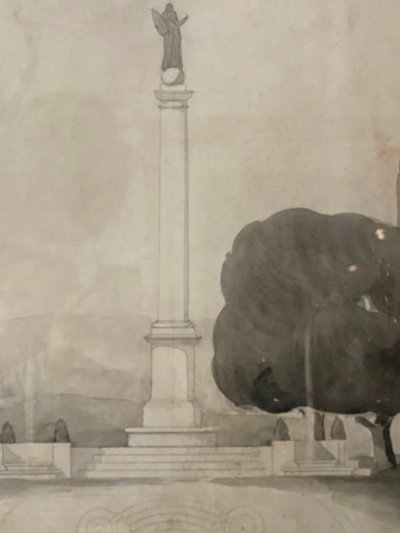 Projet de colonne, Mine de plomb