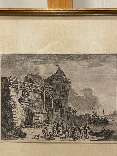 Landscape, Franz Edmund Weirotter, About 1760, Etching