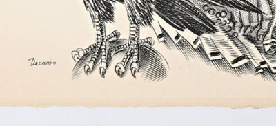 Das Imperium, Albert Decaris, um 1960, Stich von Burin