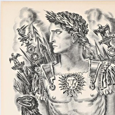 Das Imperium, Albert Decaris, um 1960, Stich von Burin