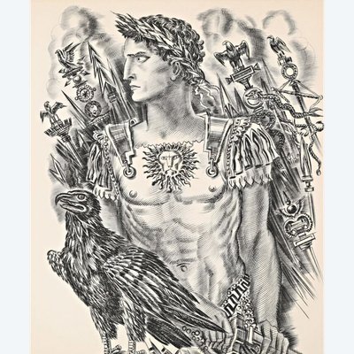 Das Imperium, Albert Decaris, um 1960, Stich von Burin