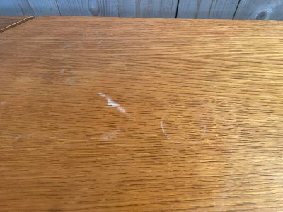 Tavolo da pranzo in rovere con prolunghe integrate