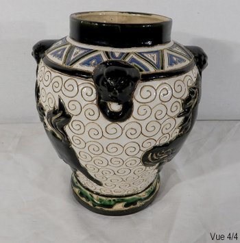  Vase en Céramique émaillée, Chine – 2ème partie XIXe 