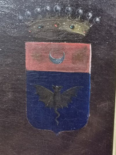 Large Framed Oil On Canvas Character 1880