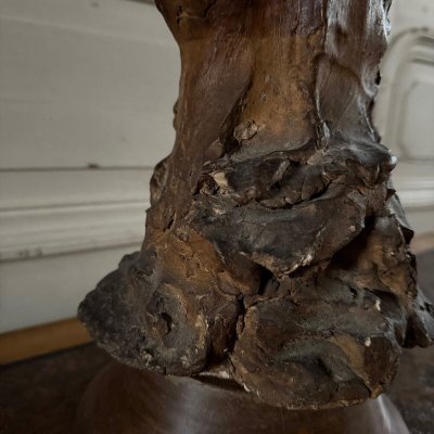 Scultura in terracotta Bambino dell'officina Charles Filleul in busto del XX secolo