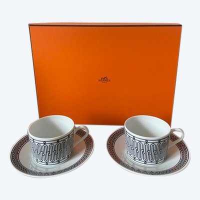 Coffret tasse à thé Hermès 