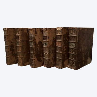 Heilige Bibelbücher in lateinischer Sprache und in François Paris 1767