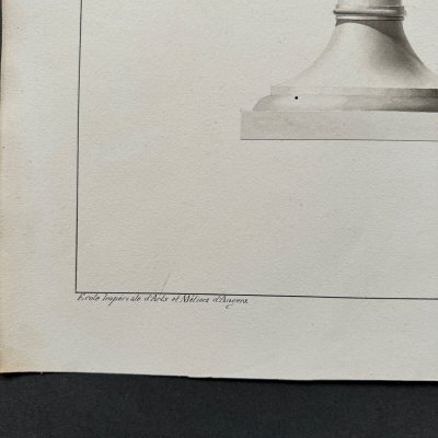 Wash Drawings Imperial School of Arts and Crafts of Angers by Lehuedé