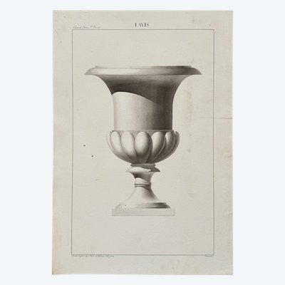 Wash Drawings Imperial School of Arts and Crafts of Angers by Lehuedé
