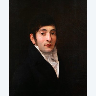 Joseph HEIGEL, Ritratto di giovane uomo in redingote