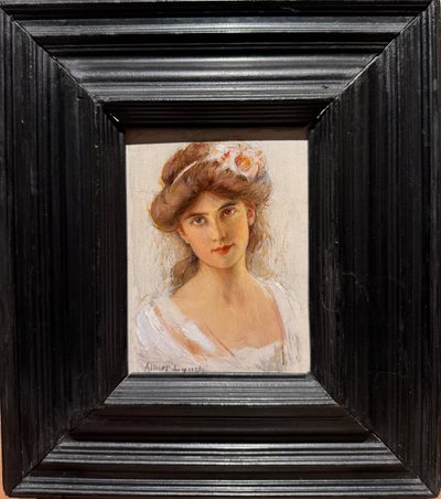 Albert Lynch (1860-1950) - Porträt einer Frau, um 1900