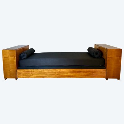 Lit de repos Art Déco Jules Emile Leleu modèle Prince de Monaco 1927