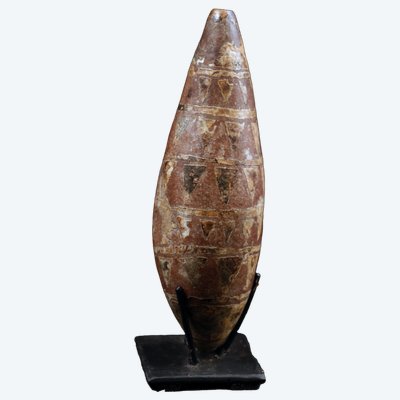 Small lime container, Oceanic art, tribal art, Papua New Guinea, lime pot