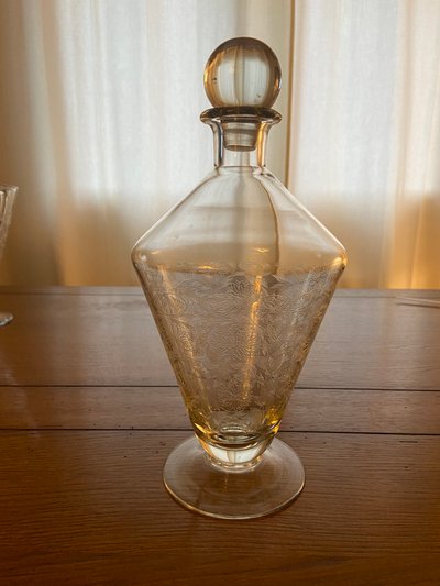 Service en  Cristal gravé 