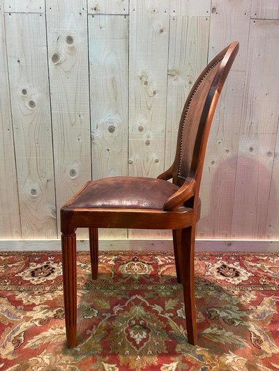 Set of 6 Art Deco style chairs