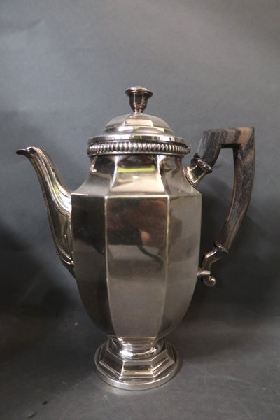 Silver-plated tea and coffee set by Christofle