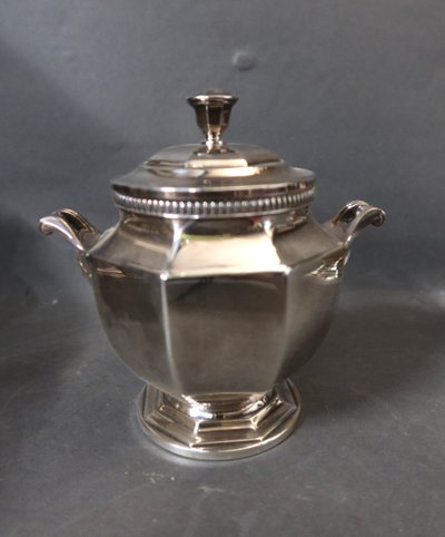 Silver-plated tea and coffee set by Christofle