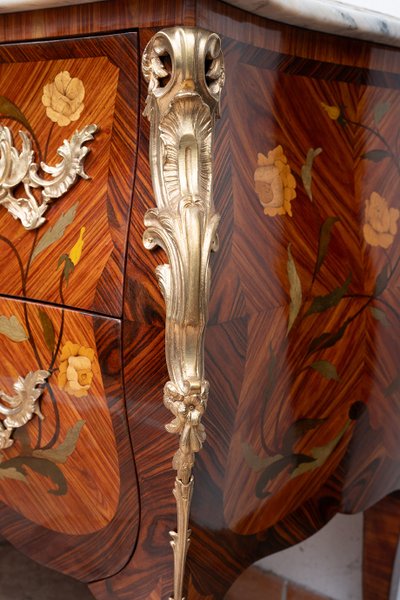 Antico cassettone francese Napoleone III, XIX secolo.