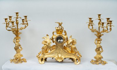 Garnitur Ancienne Epoque Napoléon III XIXe Siècle. Frankreich