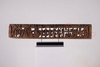 Panchayatana lintel, India, Tamil Nadu