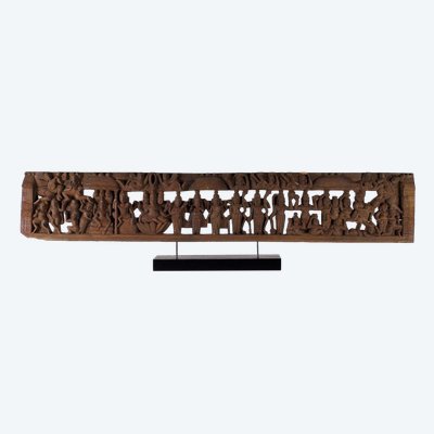 Panchayatana lintel, India, Tamil Nadu