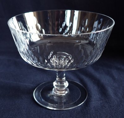 Paire de drageoirs en cristal de Baccarat, modèle Champigny Richelieu