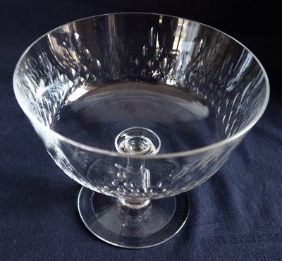 Paire de drageoirs en cristal de Baccarat, modèle Champigny Richelieu