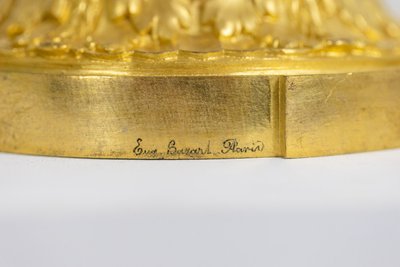Eugène Bazart Paris. Lampe bouillotte en bronze doré. Circa 1880. LS60331509G