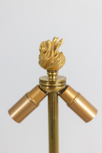 Eugène Bazart Paris. Lampe bouillotte en bronze doré. Circa 1880. LS60331509G
