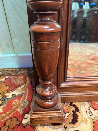 Napoleon III walnut mirror