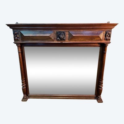 Napoleon III walnut mirror