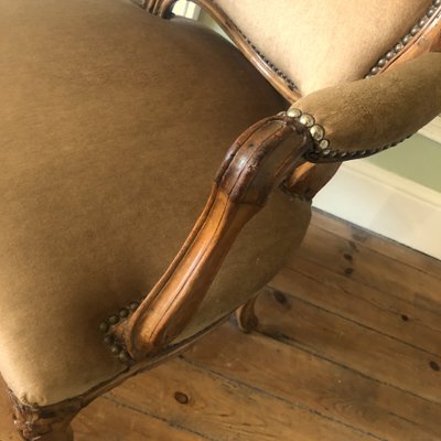 J. Gourdin, fauteuil époque Louis XV