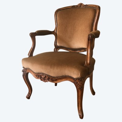 J. Gourdin, fauteuil époque Louis XV