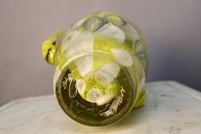Flacon en verre soufflé Par Jean Claude Novaro (1943-2014)