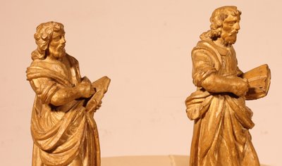 Pair Of Saint Mark In Walnut - 16th Century - Venice