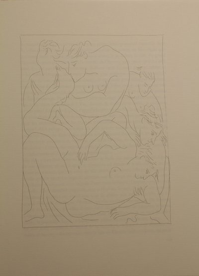 Livre 'Les Métamorphoses d'Ovide' illustrations Picasso éditions Skira vers 1970